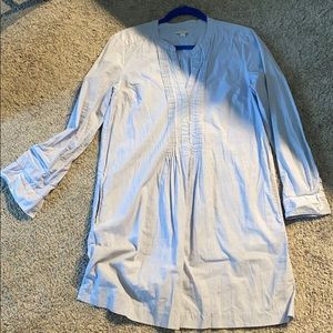 Gap Blue Oxford Shirt Dress